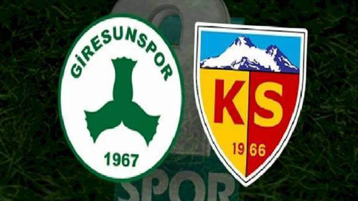 Giresunspor Kayserispor maçı CANLI İZLE (Giresunspor-Kayserispor canlı anlatım)