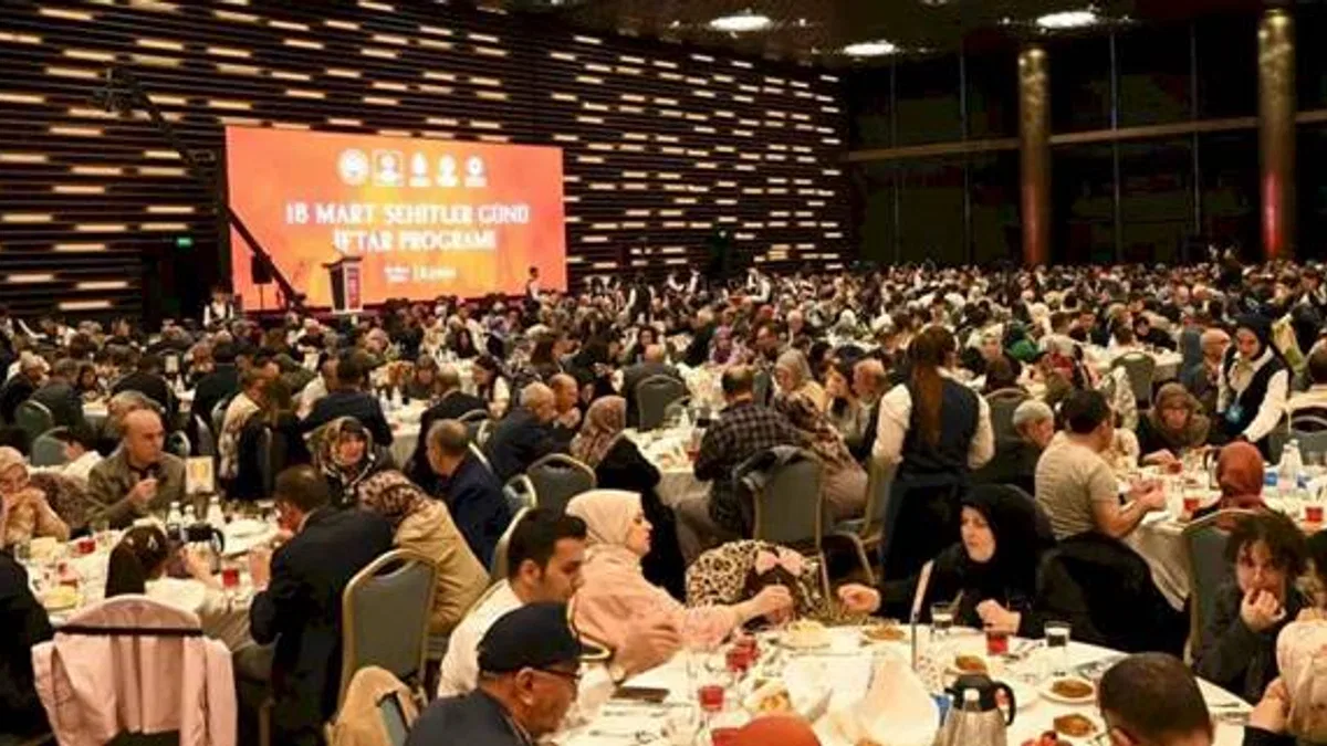 Konya’daki şehit aileleri, gaziler ve yakınları iftarda buluştu