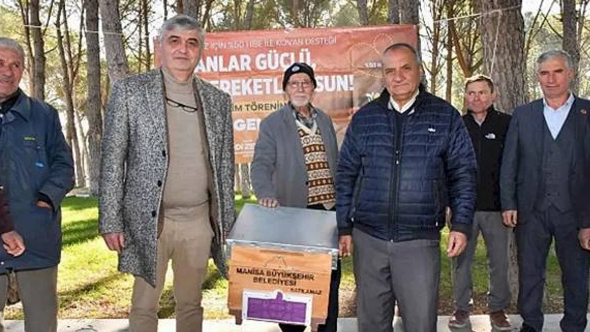 2 Bin Arı Kovanı Üreticiyle Buluştu