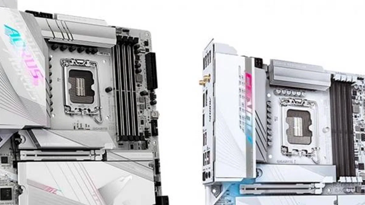 Gigabyte, 14. Nesil ve DDR5-8266 Destekli Beyaz Anakartlarını Tanıttı