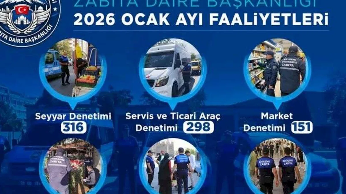 Kayseri zabıtasından hızlı başlangıç