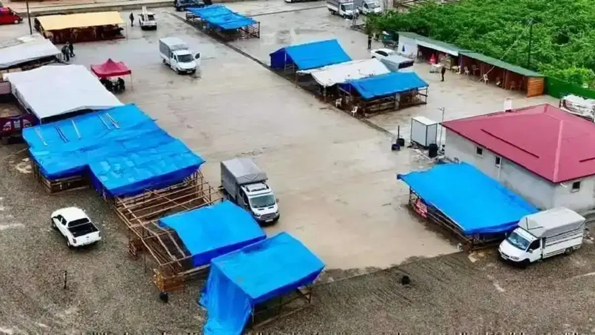 Giresun’da kurbanlıklar için yeni pazar