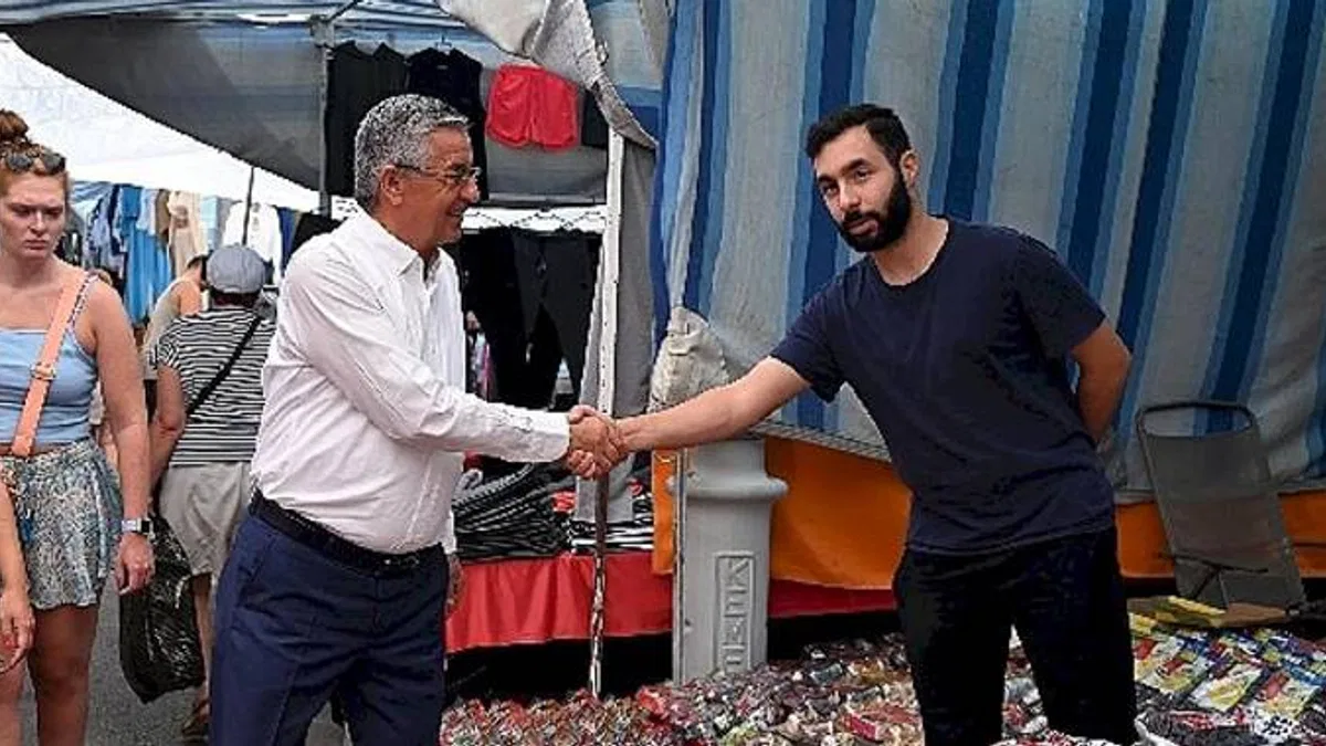 Başkan Topaloğlu Pazar Esnafını Ziyaret Etti