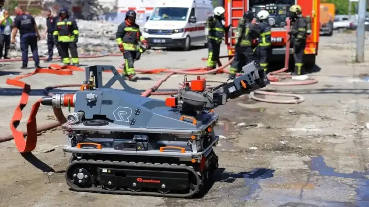 Samsun İtfaiyesi “Alevkıran” robotuyla güçleniyor