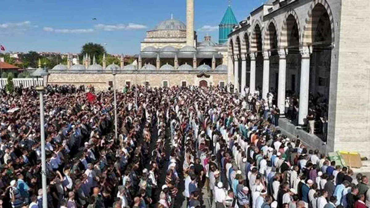 Konya'da Heniyye için gıyabi cenaze namazı