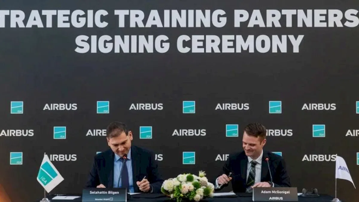 İGA İstanbul Havalimanı ve Airbus  Eğitim Ortağı Oldu