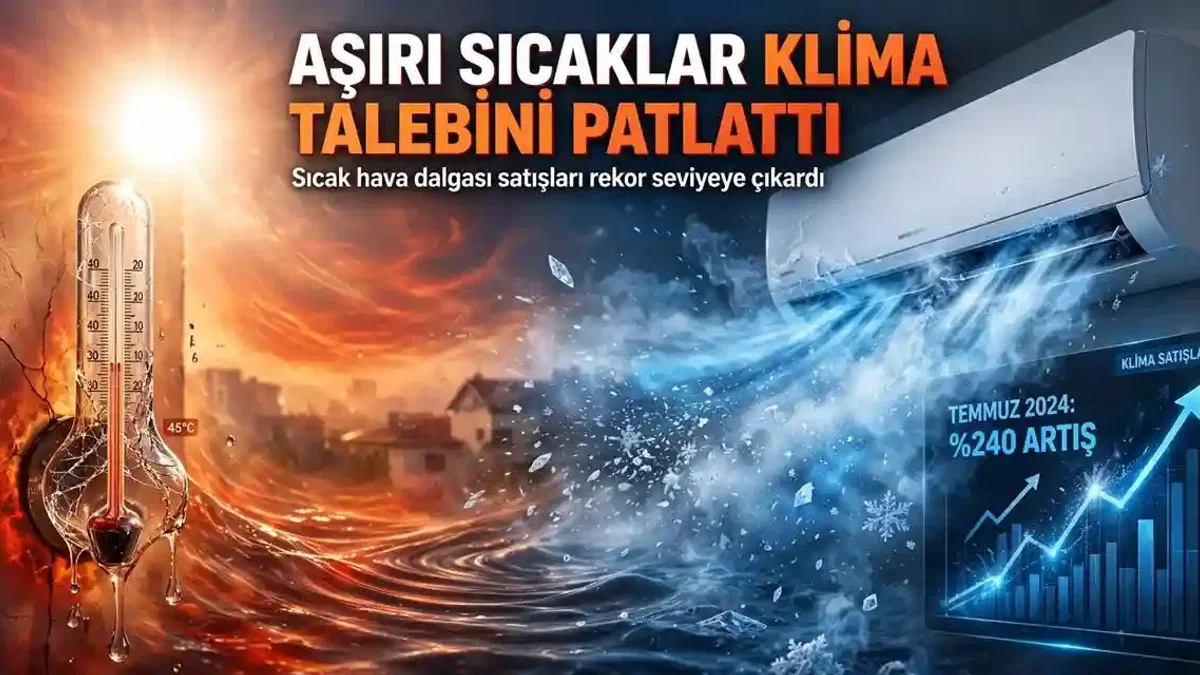 Aşırı sıcaklar klima talebini patlattı!
