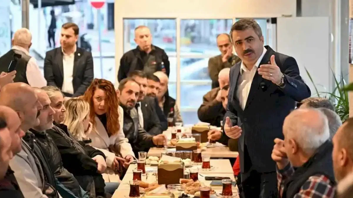 Bursa Yıldırım'da Başkan Yılmaz komşu ziyaretinde
