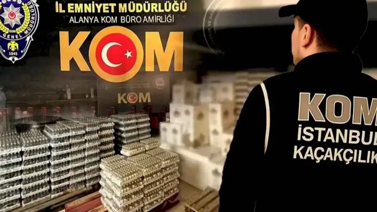81 ilde kaçak ve sahte alkol operasyonu: 179 şüpheliye adli işlem
