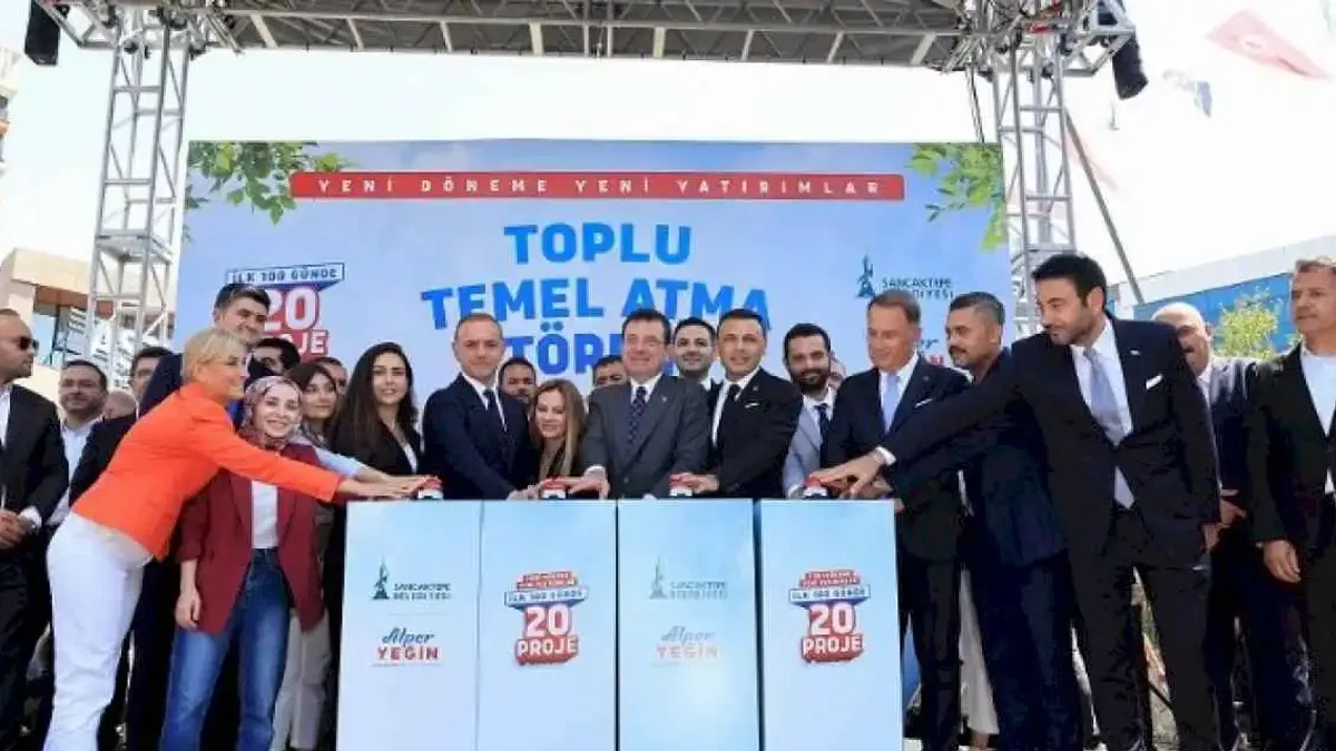 İstanbul Sancaktepe'de toplu temel atma