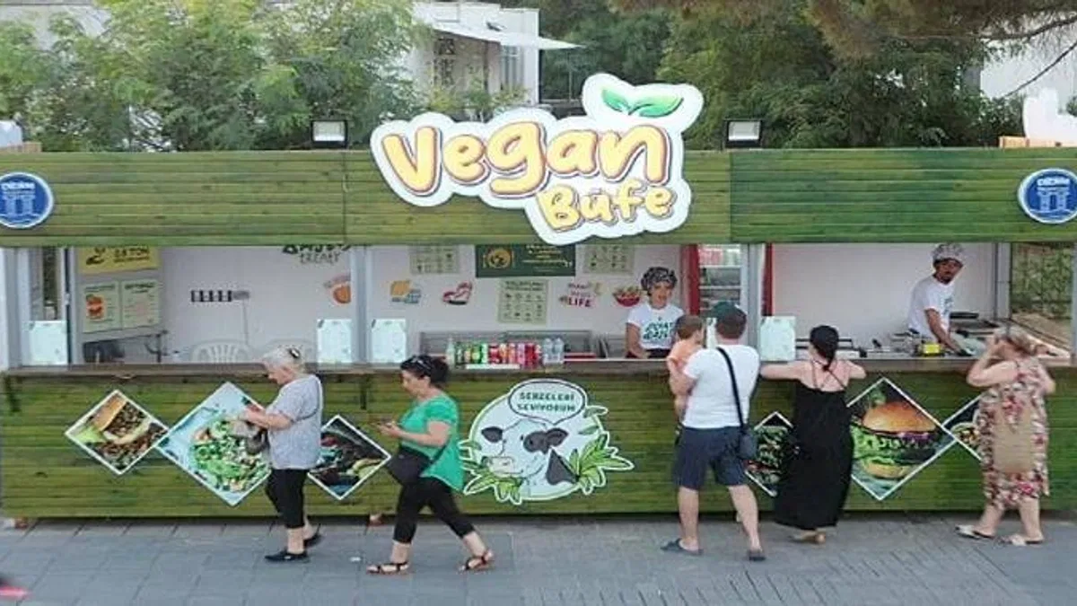 Didim'de Bir İlk, Vegan Büfe Hizmete Başladı
