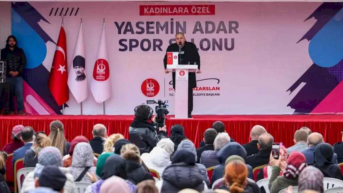 Yasemin Adar Spor Salonu Keçiören'de kadınların hizmetinde