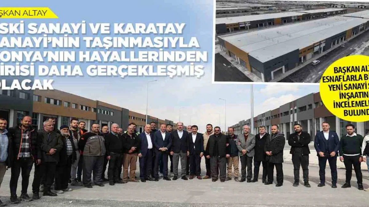 Başkan Altay: Konya'nın hayallerinden biri daha gerçekleşecek