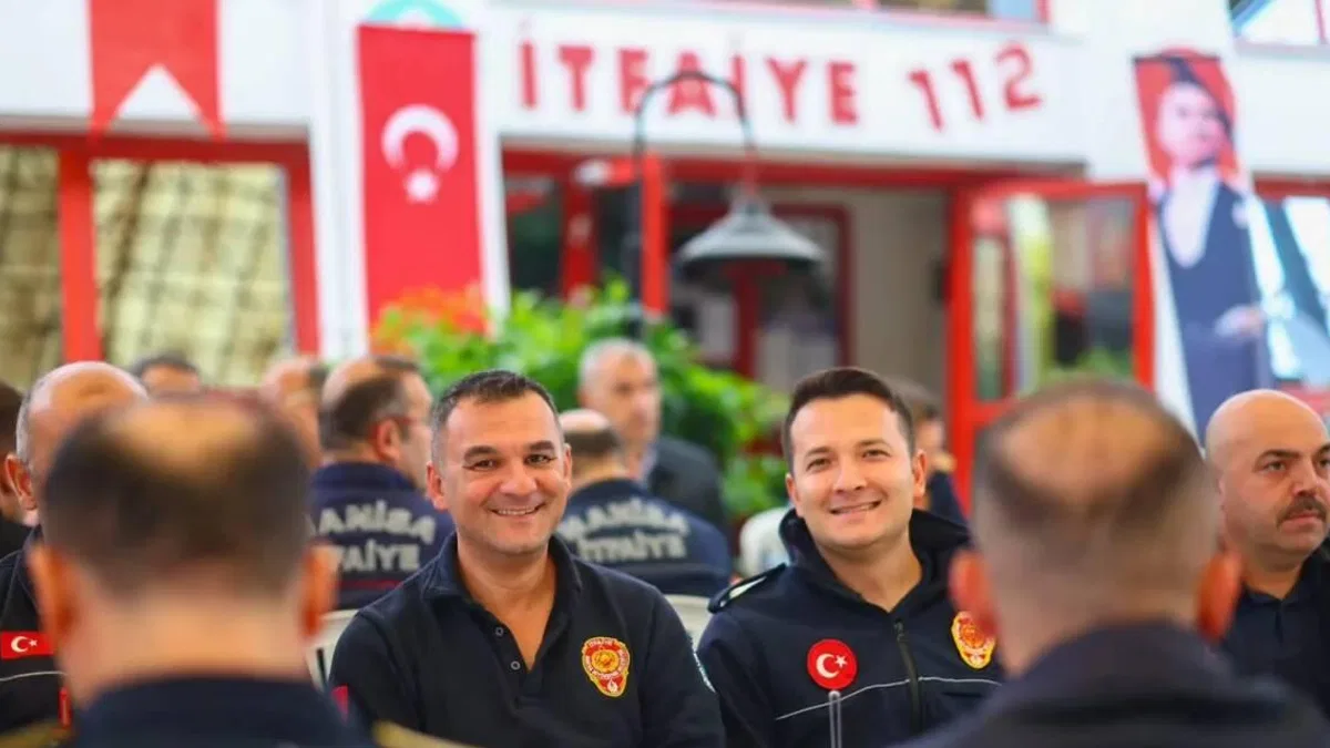Manisa itfaiyesine kahramanlık vurgulu anlamlı ziyaret