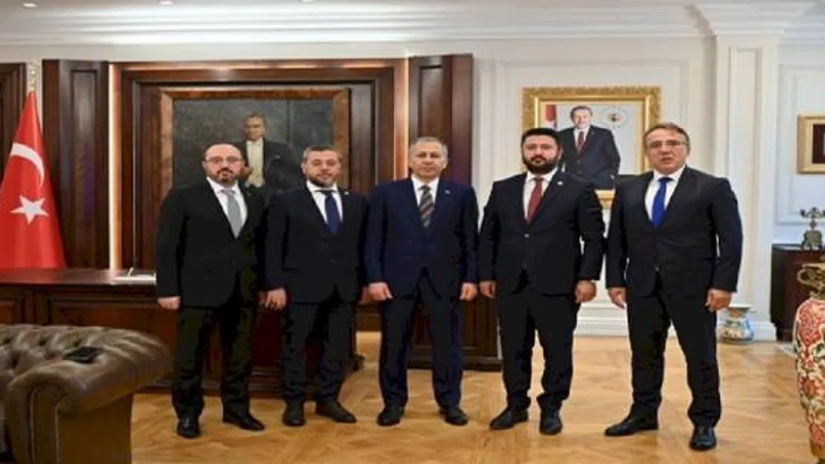 Ali Yerlikaya'ya hayırlı olsun ziyareti