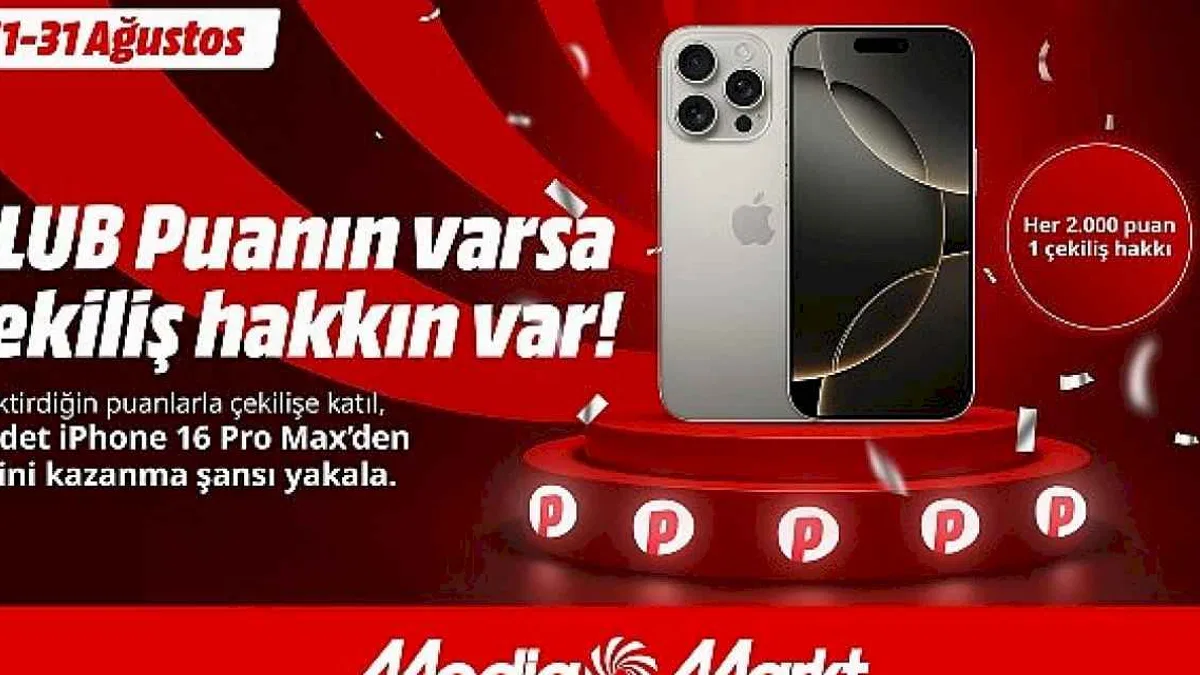 MediaMarkt'tan puanları hediyeye dönüştüren kampanya