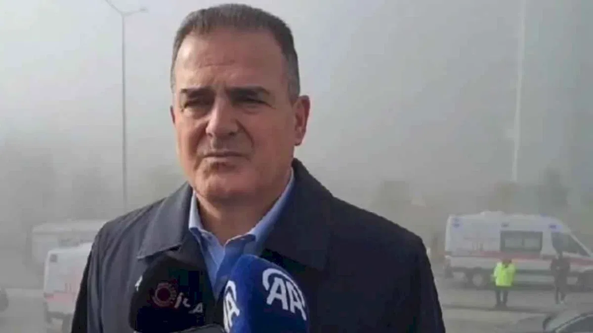 Helikopter kazasıyla ilgili Vali Akbıyık'tan ilk açıklamalar... Taziye mesajları peş peşe geldi