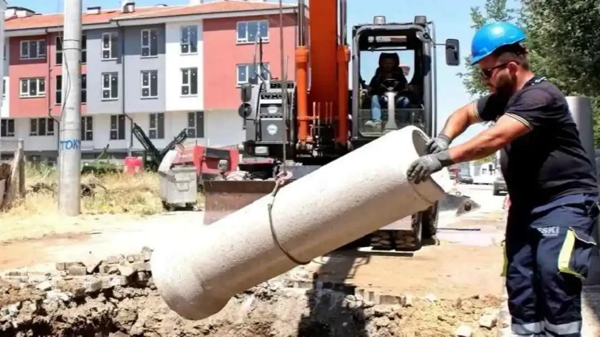Eskişehir’de kanalizasyon hatları yenileniyor