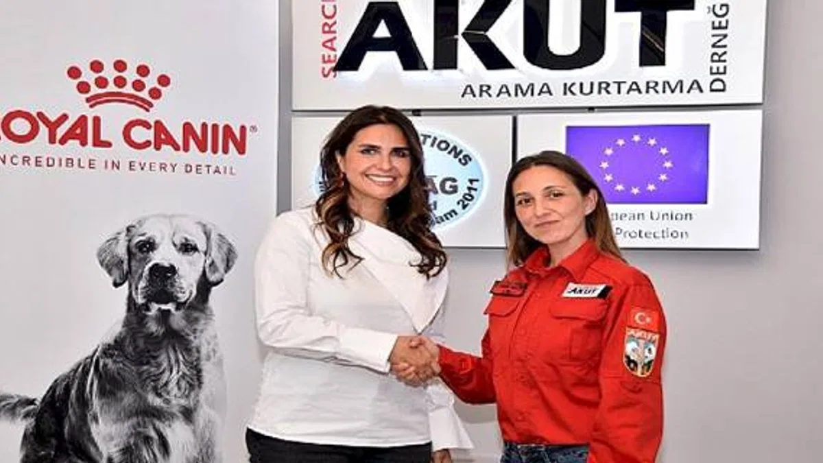 AKUT ve Royal Canin'den arama köpekleri için iş birliği