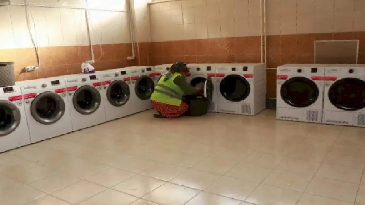 Deprem bölgesine Çamaşır Yıkama Merkezi