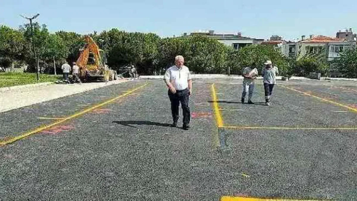 Yeşilyurt'ta geçici pazar alanı hazır!