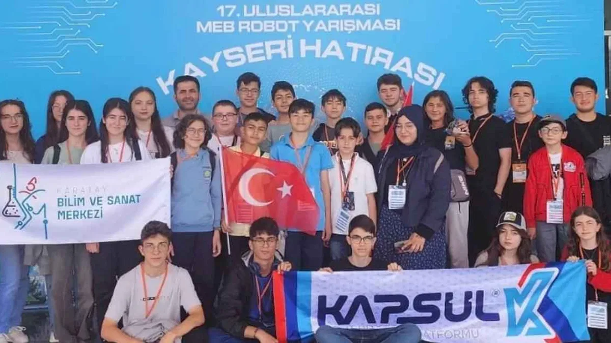 Konya'da MEB Robot Yarışması’nda 6 derece birden