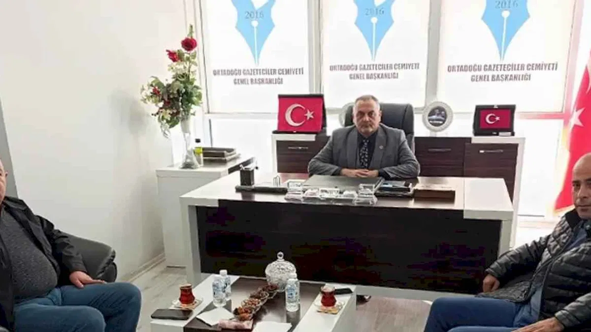 Mesut Demir ve İsrafil Avcı'dan Ağrı'da OGC Genel Başkanı Aydın’a ziyaret
