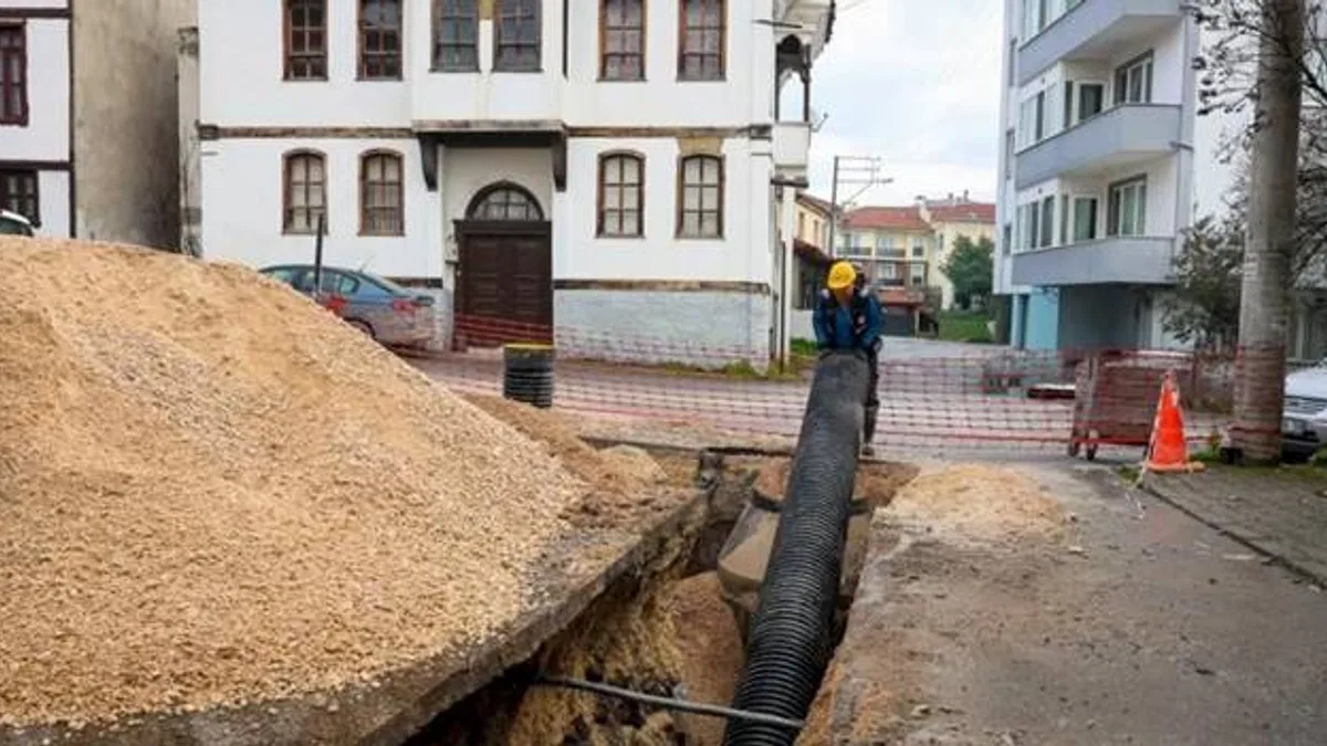 Sakarya'da yeni yağmur suyu hattı ile Elperek yağışlara karşı güvende