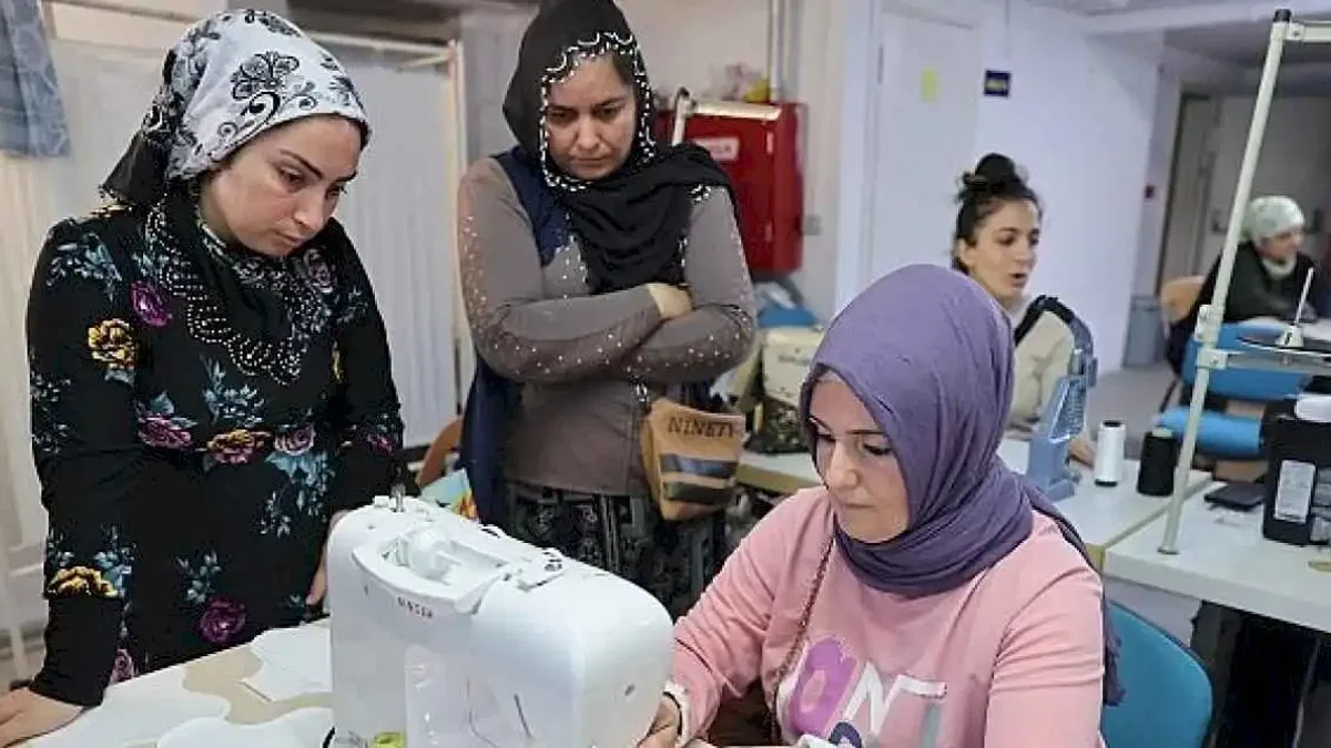 "Adettendir Üretiyoruz" atölyesi Konaklı kadınlarla buluştu