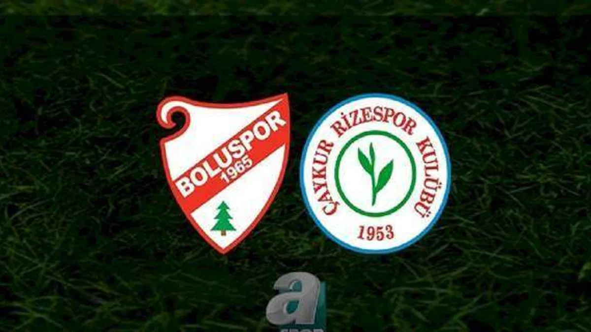 Boluspor - Rizespor maçı ne zaman, saat kaçta ve hangi kanalda? | TFF 1. Lig