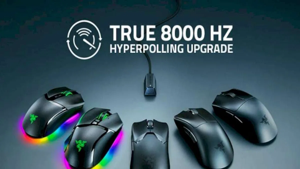 Razer, Beş Oyun Faresini 8000 Hz Yoklama Oranı Desteği İle Güncelledi