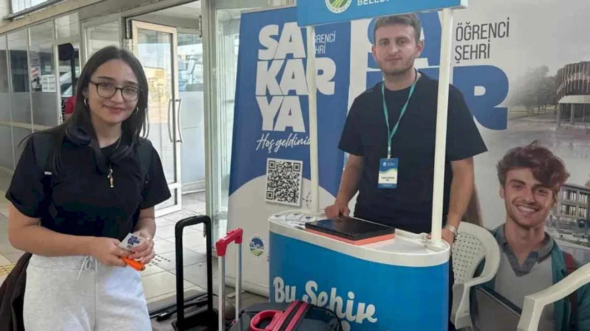 Sakarya’da üniversite öğrencilerine sıcak karşılama