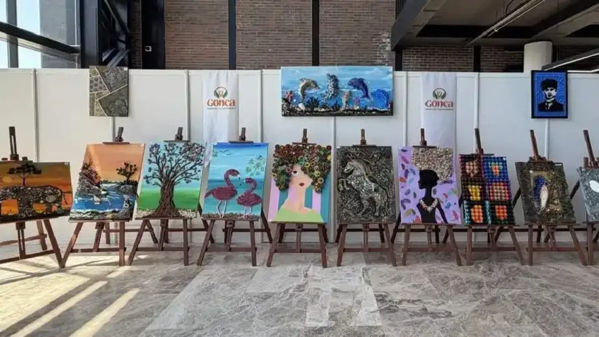 Atıklar, Kocaeli'de özel bireylerin ellerinde sanata dönüştü