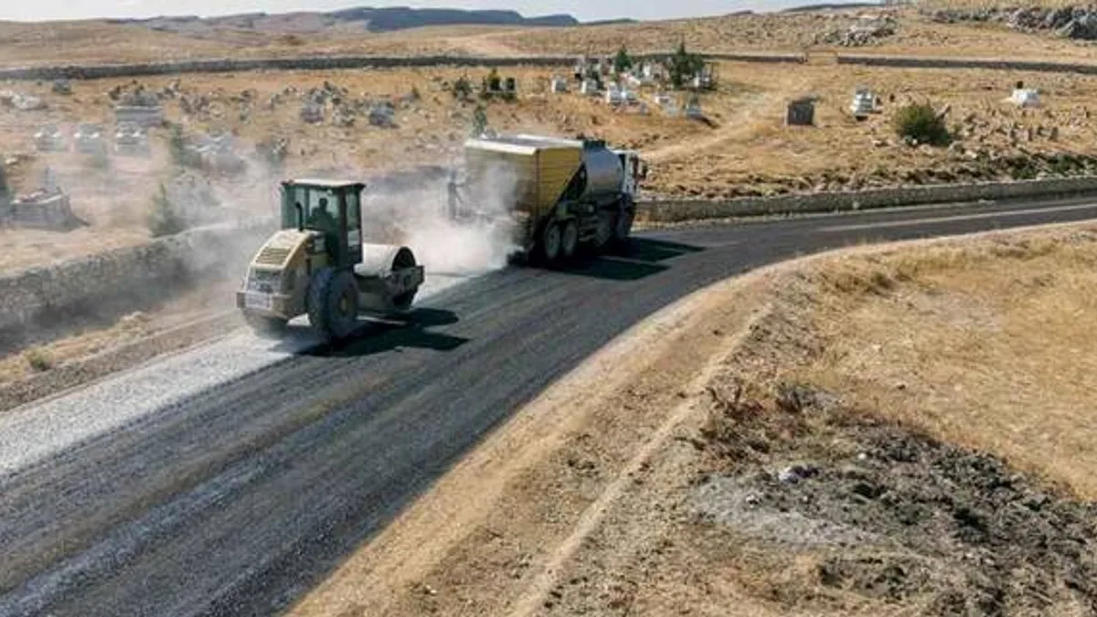 Kahramanmaraş Büyükşehir’den Afşin’e Dev Yol Yatırımı