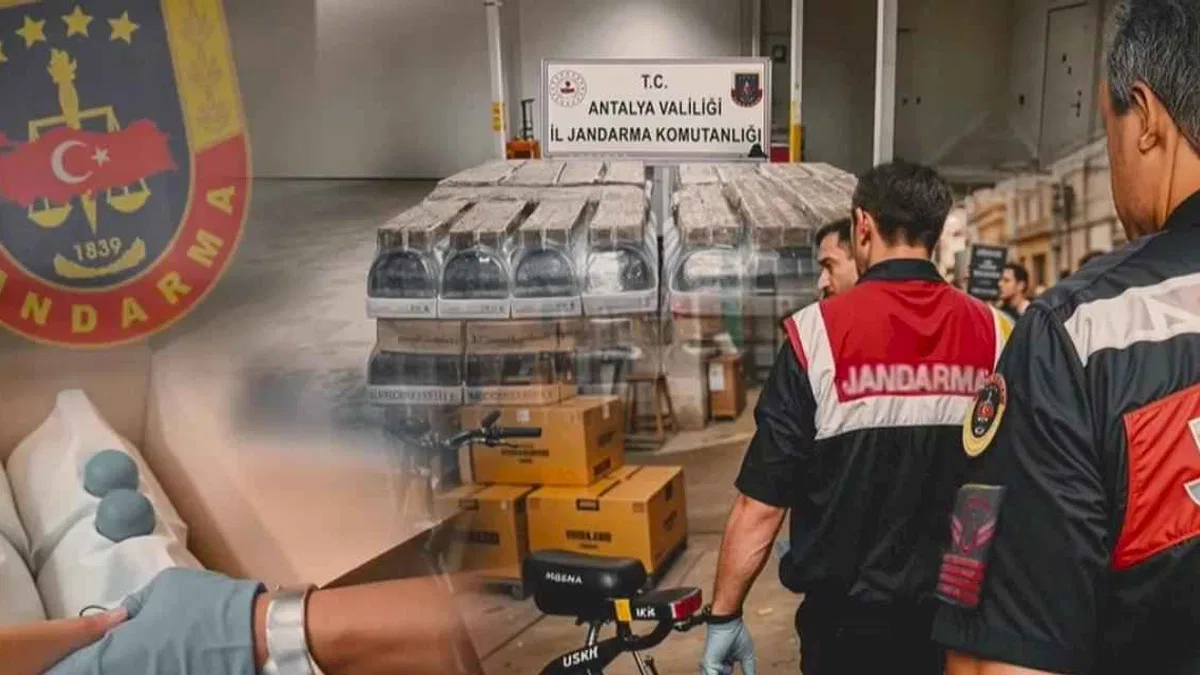 Antalya'da 120 bin litre sahte alkol! 7 şüpheli gözaltında