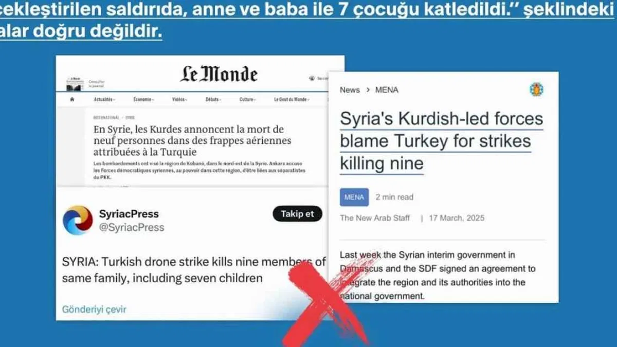 Türkiye SİHA'sı Suriye'ye saldırdı iddialarına açıklama