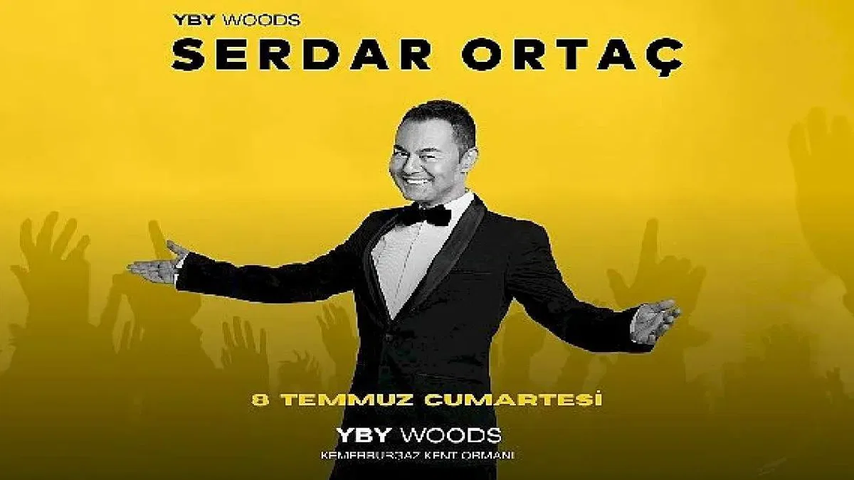 Serdar Ortaç'tan İstanbul'un En Büyük Sahnesi YBY Woods'ta Unutulmayacak Müzik Şöleni
