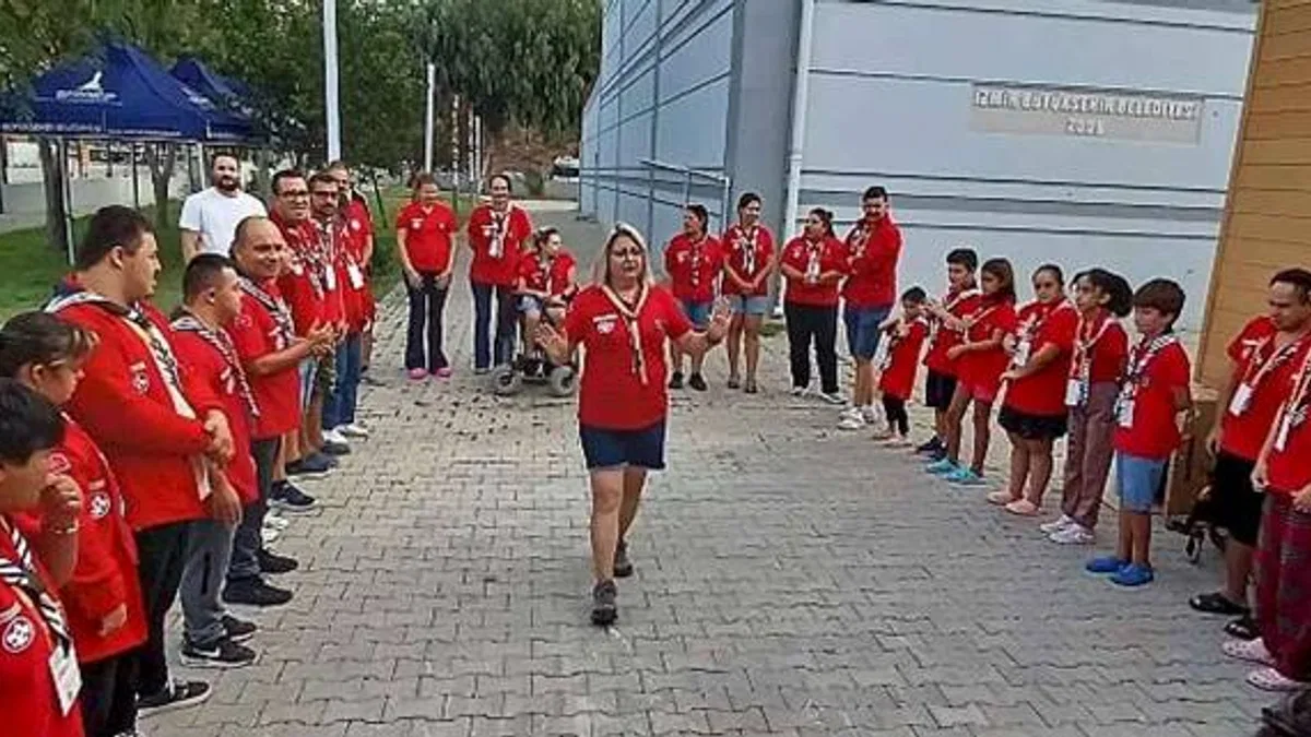 İzcilerin kamp mesaisi