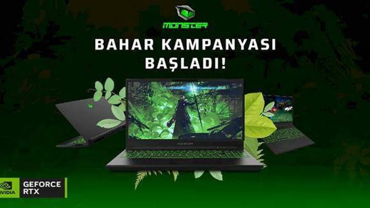 NVIDIA GeForce RTX 30 Serisi GPU’larla Güçlendirilmiş Monster Notebook’larda Bahar İndirimleri Başladı