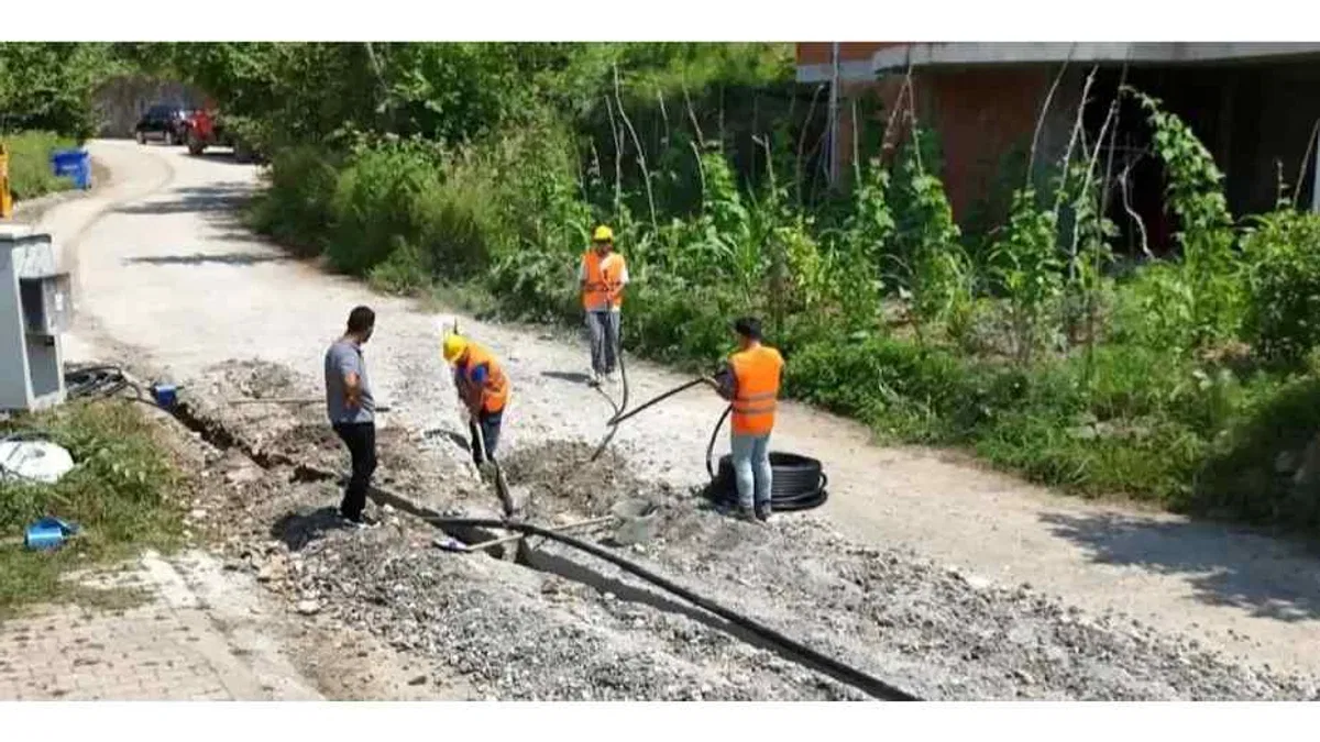 Trabzon Büyükşehir’den Araklı Ortaköy’e güçlü altyapı