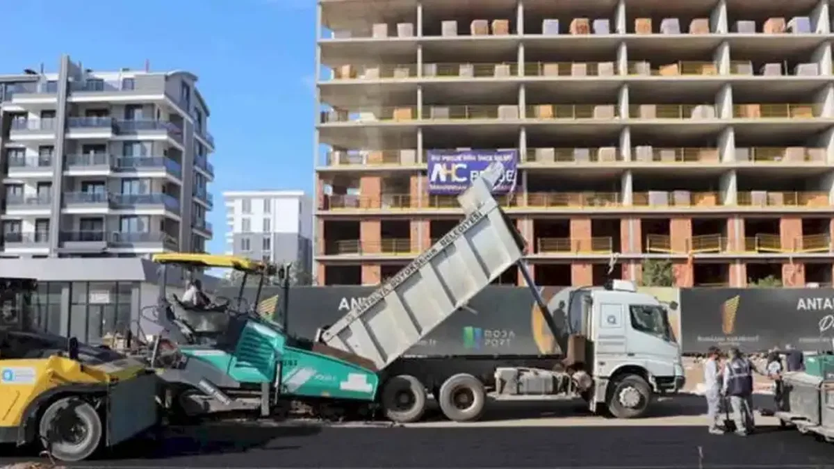 Antalya Büyükşehir'den altyapı çalışması