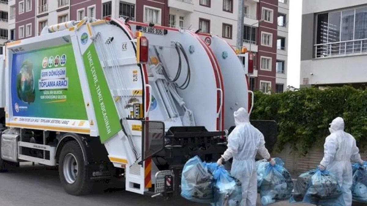 Kayseri Kocasinan'da geri dönüşüm ağaçları kurtardı