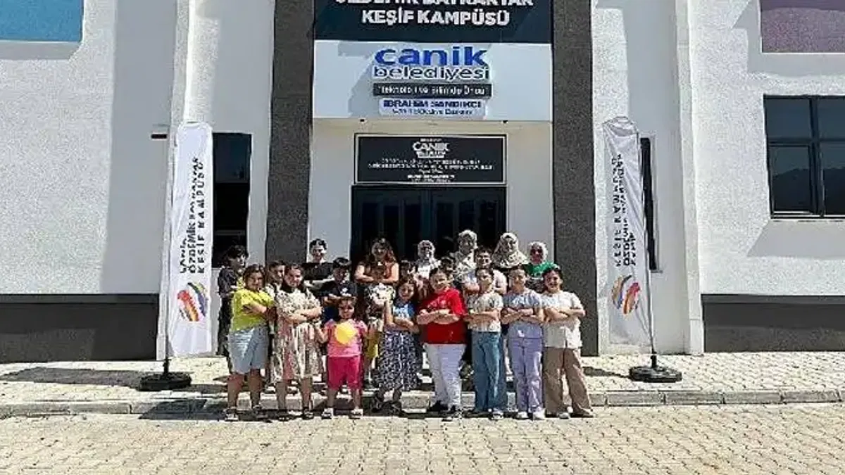 Minik Mucitlerin Adresi Canik Keşif Kampüsü Oldu