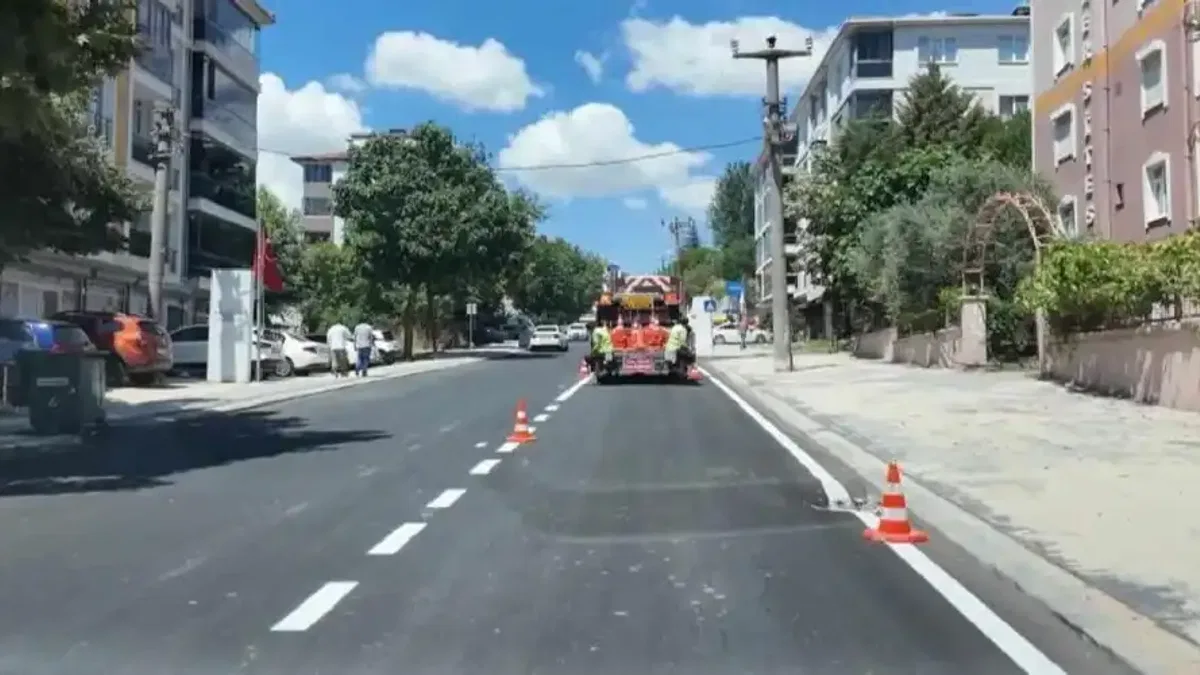 Malkara'da üç cadde yeni yüzüne kavuştu