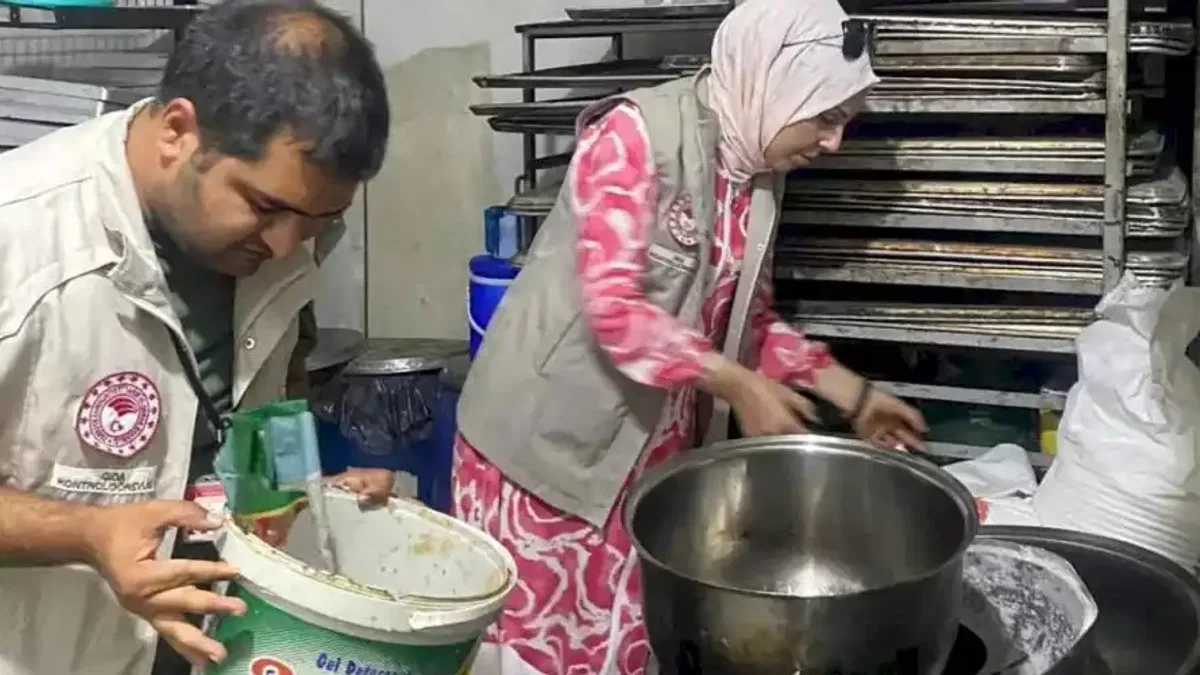 Gaziantep'te mide bulandıran denetim!