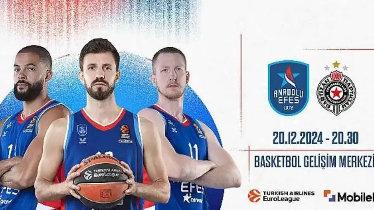 Anadolu Efes, Partizan ile Basketbol Gelişim Merkezi'nde Karşılaşacak