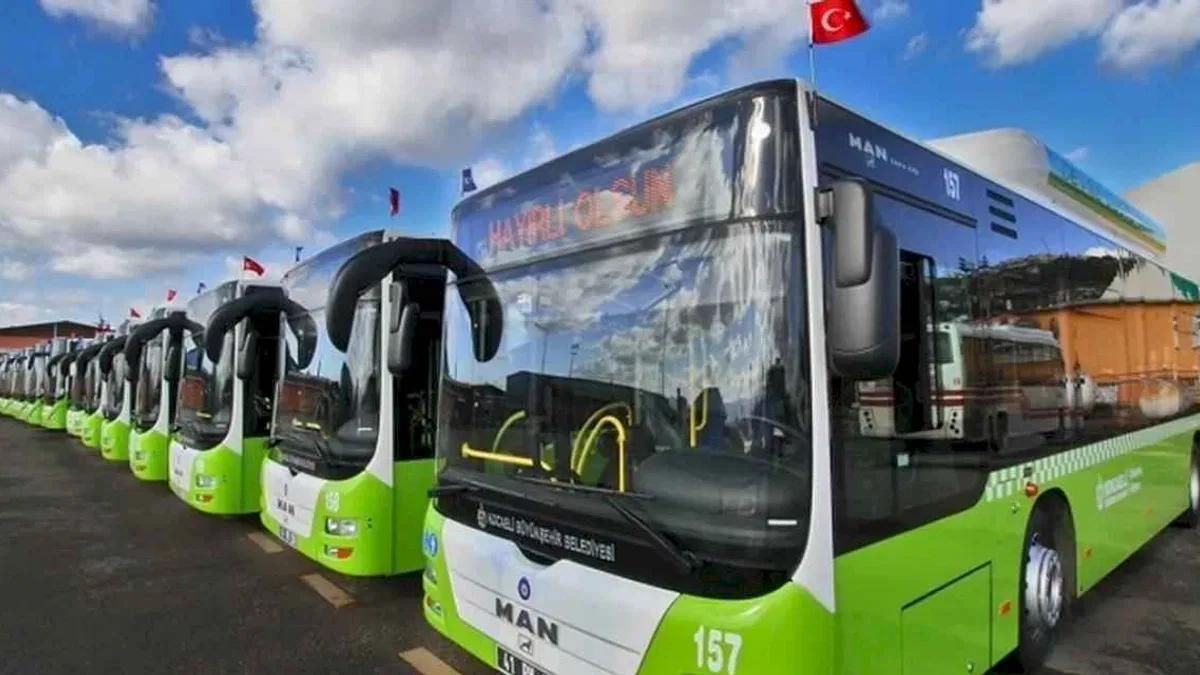 Kocaeli toplu taşımada kış tarifesi başlıyor