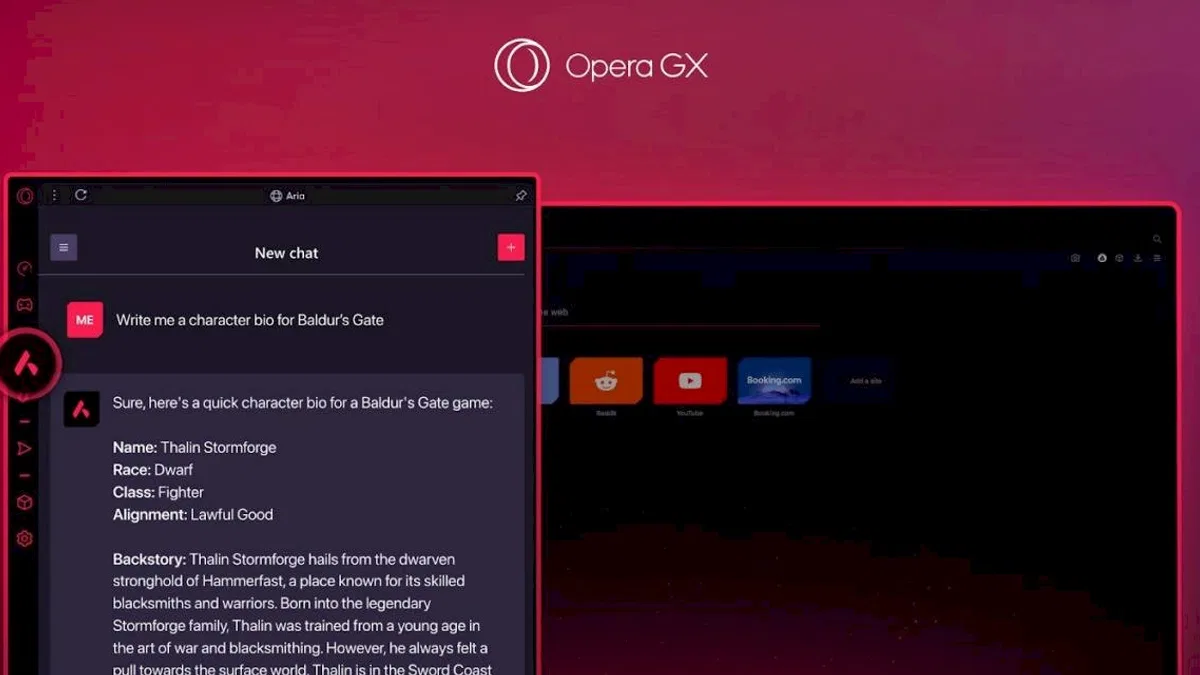 Opera’nın Üretken AI Sohbet Robotu Aria Opera GX Tarayıcısına Geldi