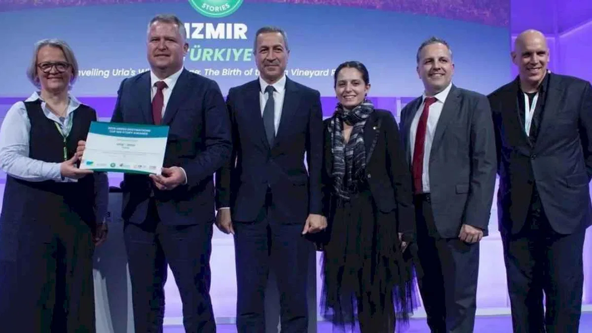 İzmir Urla Bağ Yolu'na 'Halkın Seçimi' ödülü