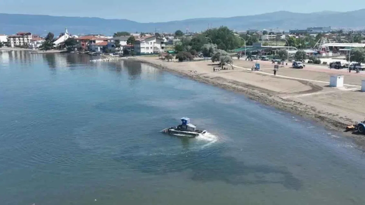 Bursa plajları sezona hazır hale geliyor